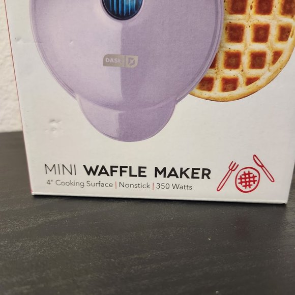 NEW Dash MINI WAFFLE MAKER Dual non-stick Kitchen Appliance Easter Basket Gift - Picture 5 of 10